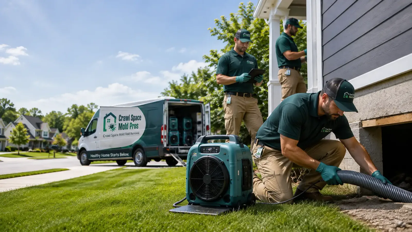 Crawl Space Mold Removal in Eureka, IL